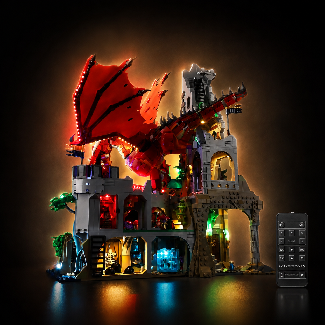 Premium-Wanddisplay kompatibel mit LEGO® Technic™ McLaren F1 42141 Stil D