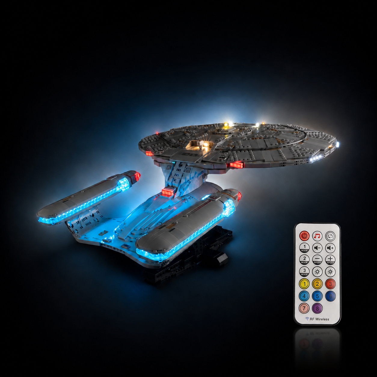 Premium-Wanddisplay kompatibel mit LEGO® Technic™ McLaren F1 42141 Stil D