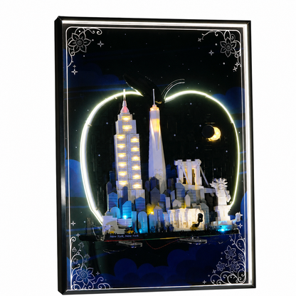 Wall Display Frame for LEGO® New York City – The Big Apple 21066