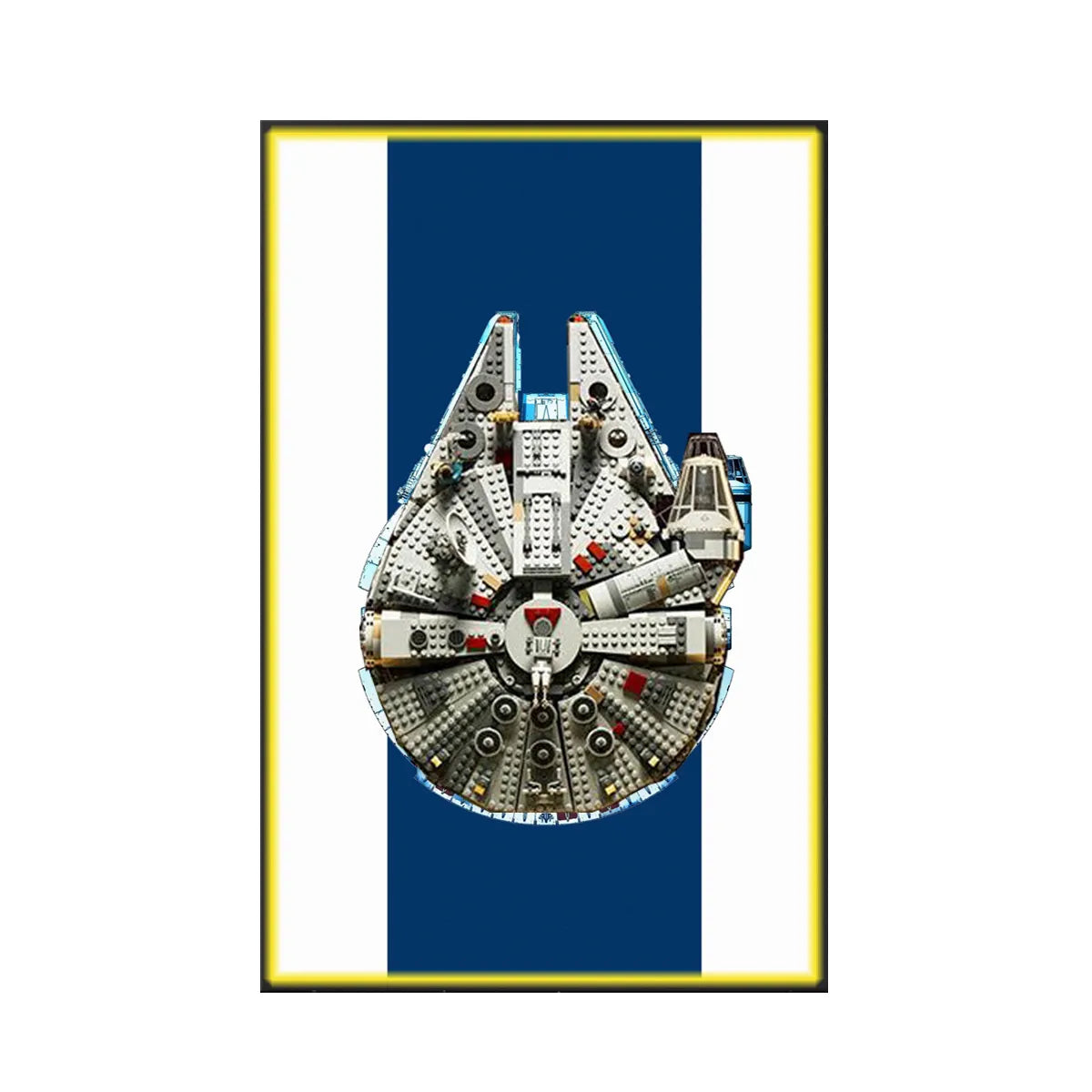 Wall Display Frame for LEGO® Star Wars™ Millennium Falcon 75257 | Cosmic Charm