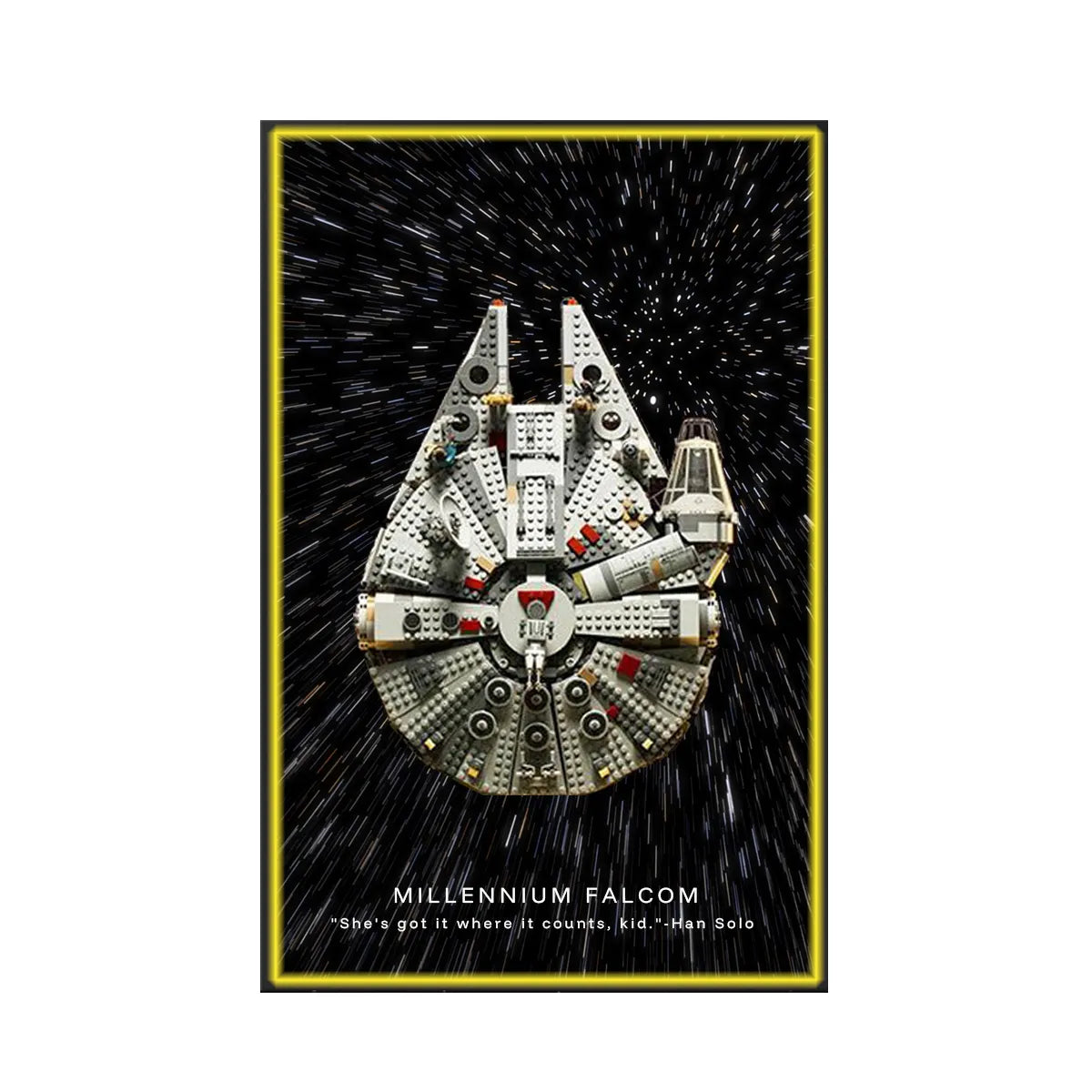 LEGO® 75257 Millennium Falcon™ Wanddisplayrahmen – Star Wars Collector’s Edition