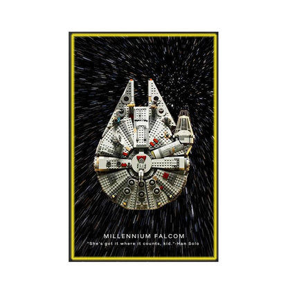 LEGO® 75257 Millennium Falcon™ Wanddisplayrahmen – Star Wars Collector’s Edition