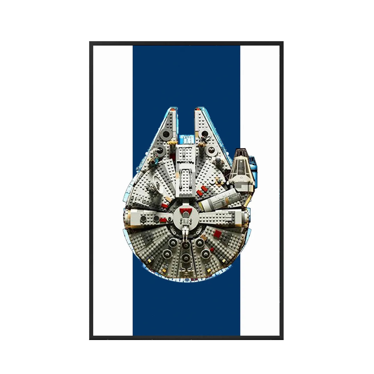 Wall Display Frame for LEGO® Star Wars™ Millennium Falcon 75257 | Cosmic Charm