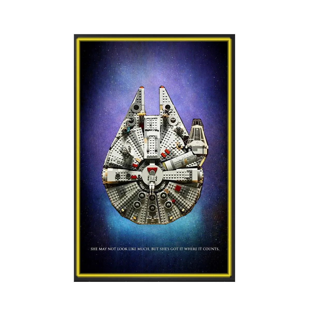 LEGO® 75257 Millennium Falcon™ Wanddisplayrahmen – Star Wars Collector’s Edition