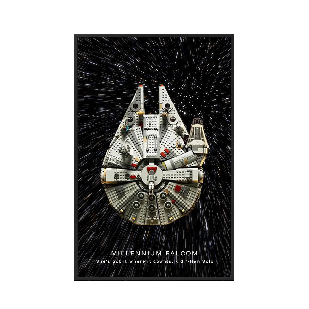 LEGO® 75257 Millennium Falcon™ Wanddisplayrahmen – Star Wars Collector’s Edition