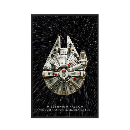 LEGO® 75257 Millennium Falcon™ Wanddisplayrahmen – Star Wars Collector’s Edition