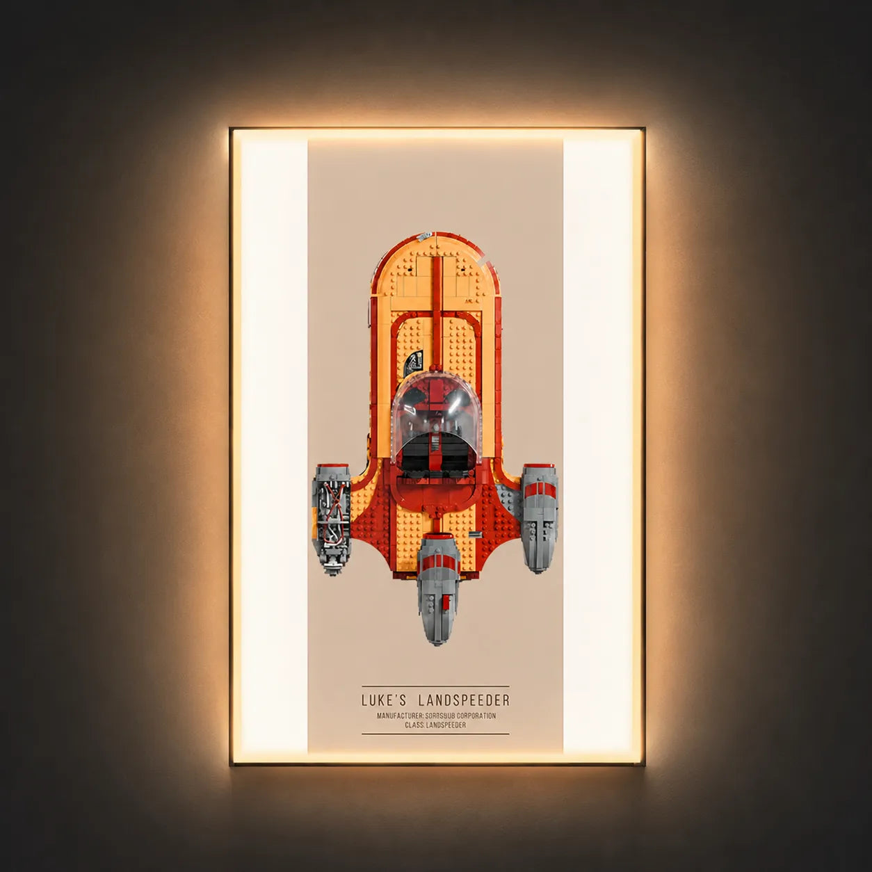 Premium Frame for LEGO® Star Wars Luke Skywalker’s Speeder 75341
