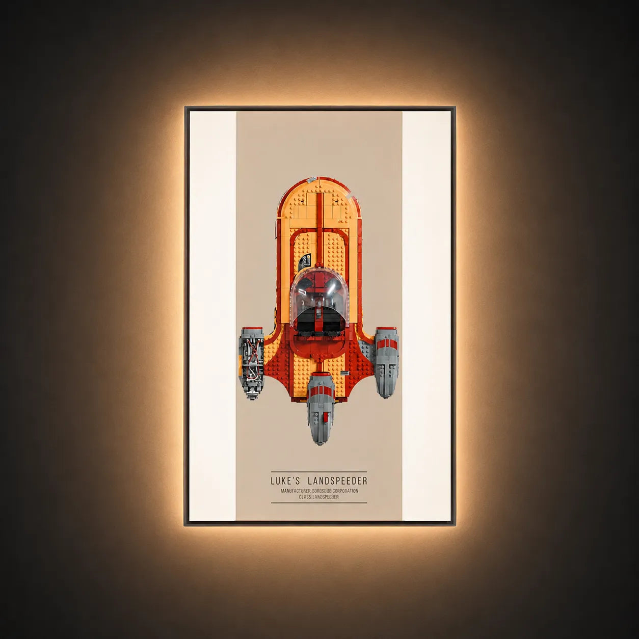 Premium Frame for LEGO® Star Wars Luke Skywalker’s Speeder 75341