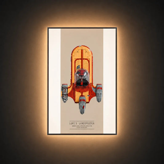 Premium Frame for LEGO® Star Wars Luke Skywalker’s Speeder 75341