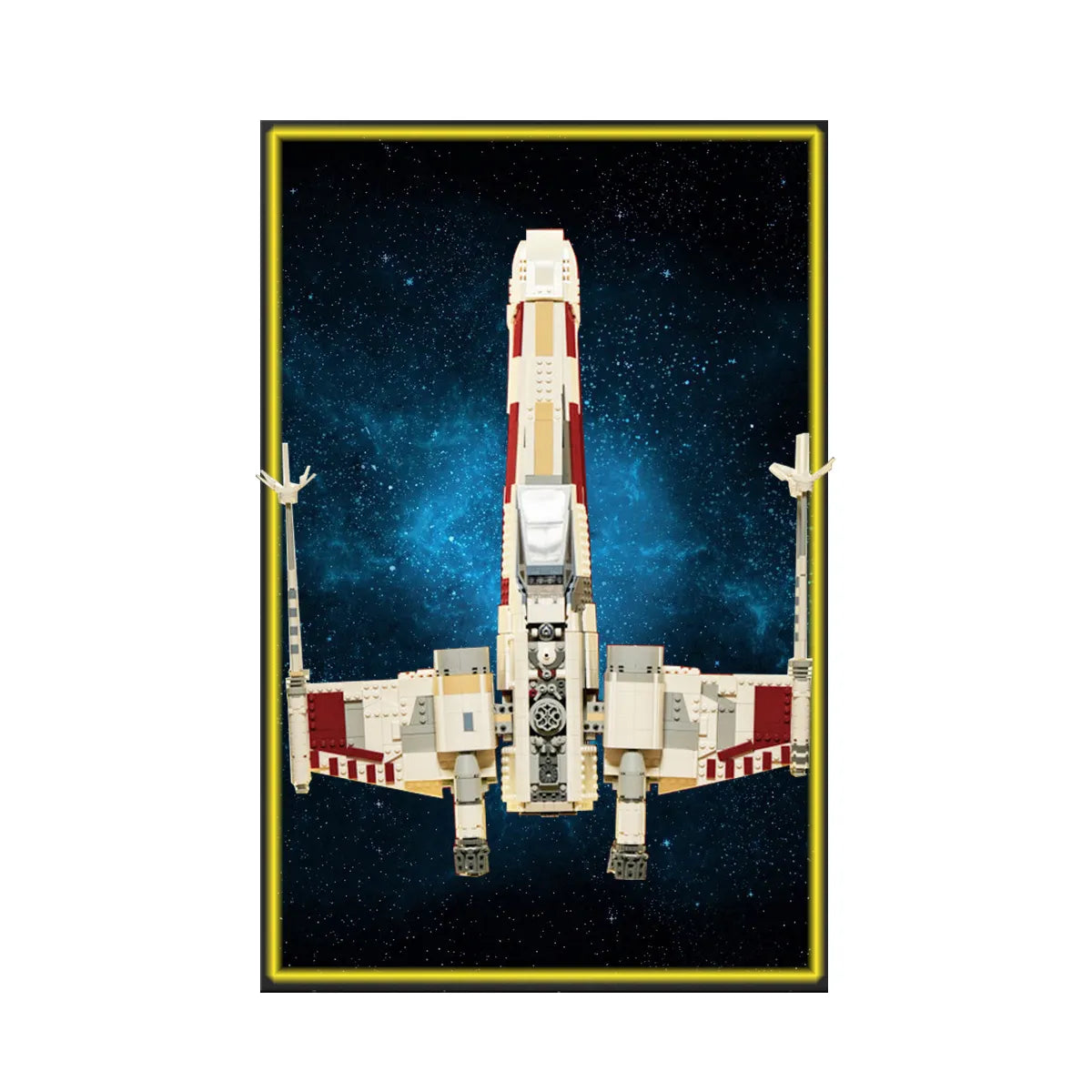 Display-Wandhalterung für LEGO® 75355 Star Wars™ T-65 X-Wing