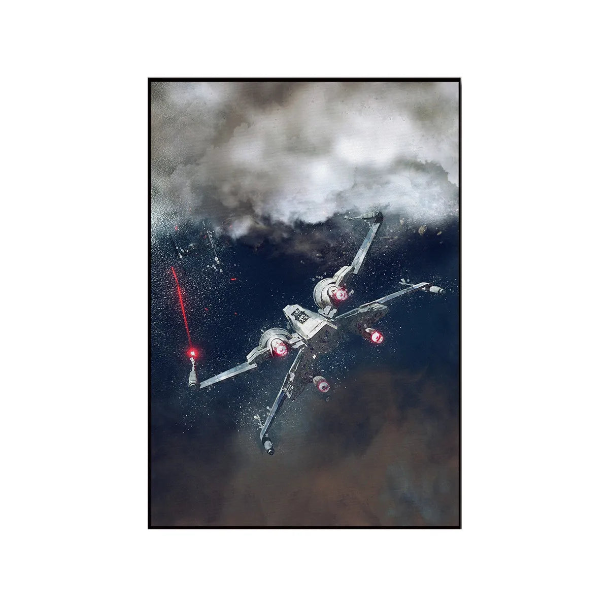 Display-Wandhalterung für LEGO® 75355 Star Wars™ T-65 X-Wing