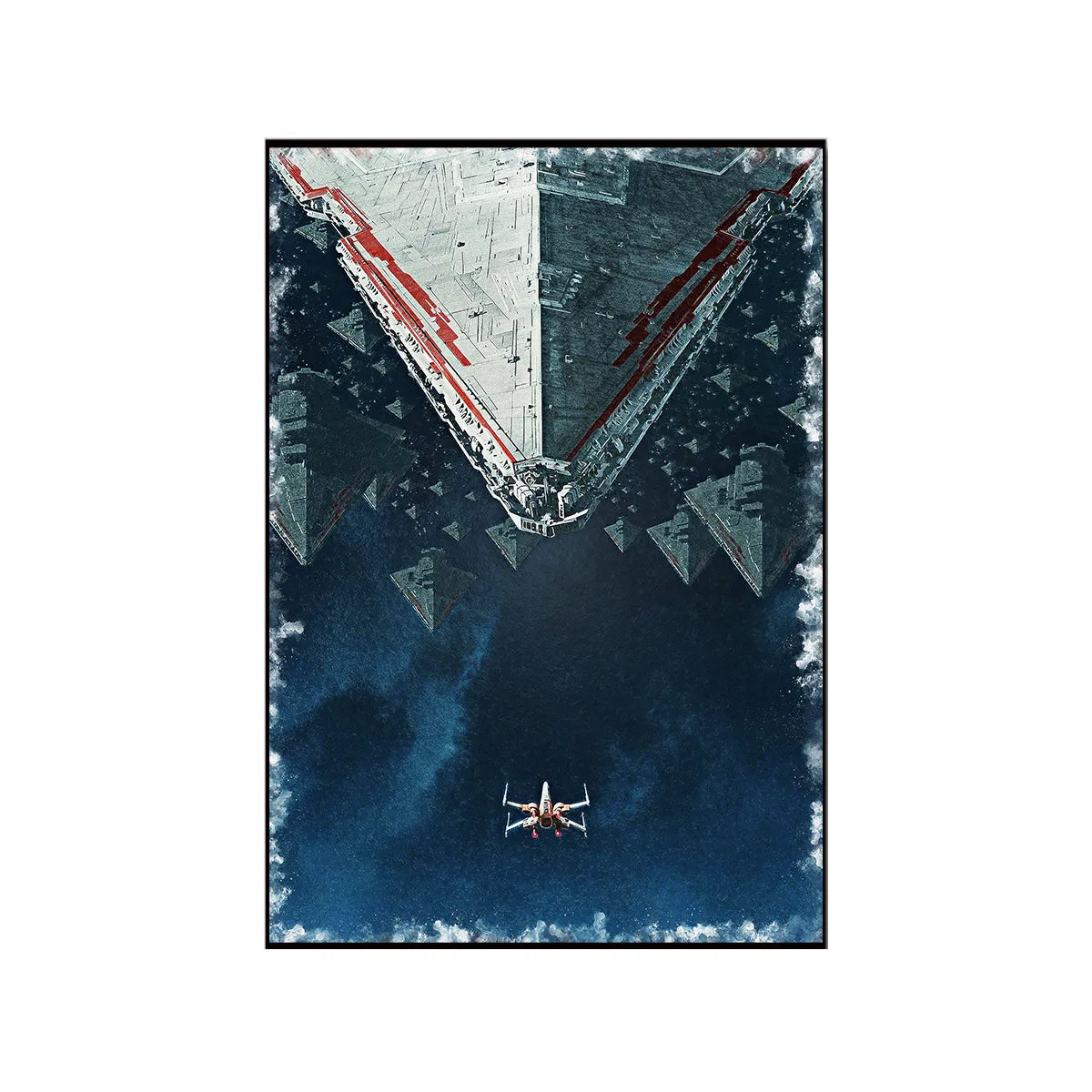 Display-Wandhalterung für LEGO® 75355 Star Wars™ T-65 X-Wing