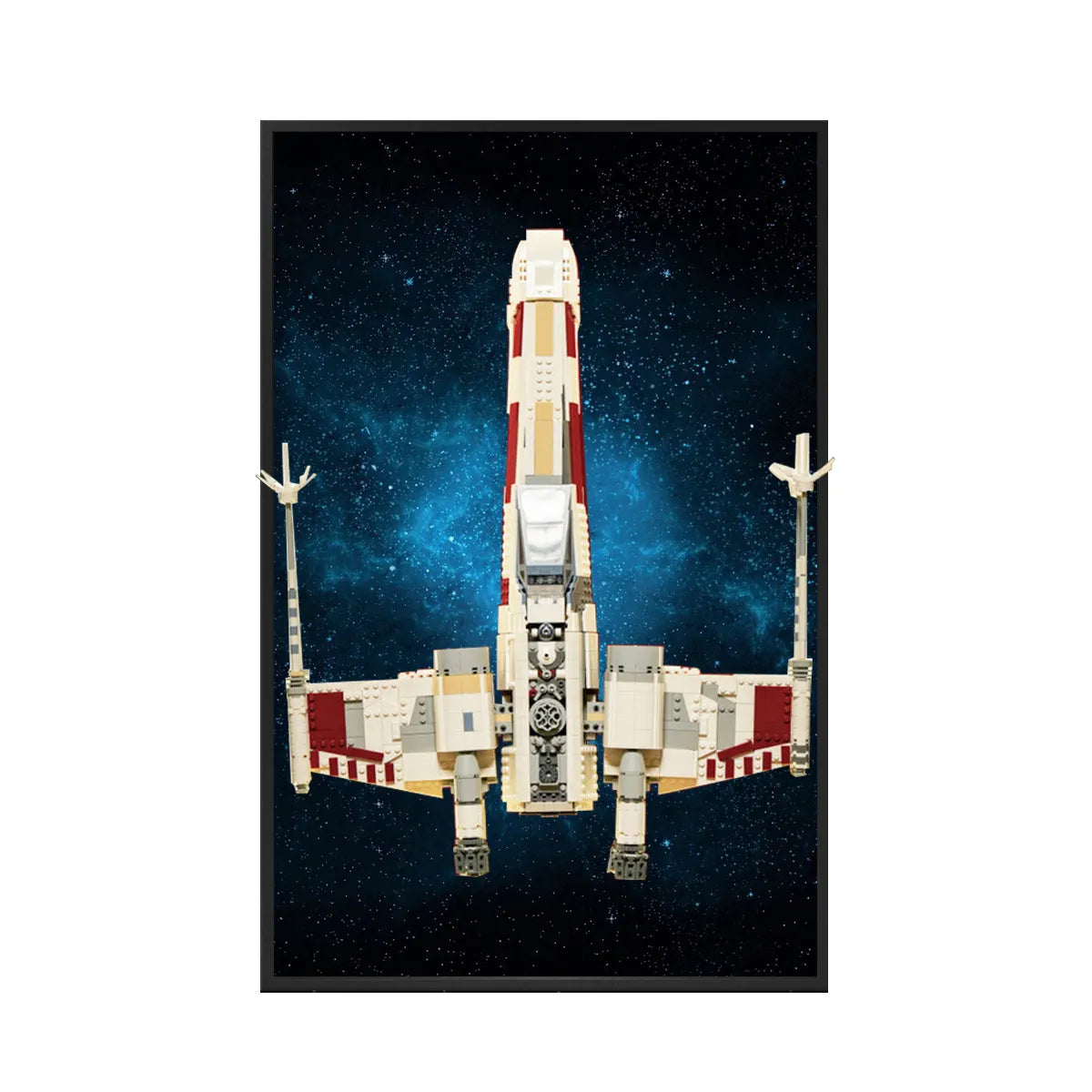 Display-Wandhalterung für LEGO® 75355 Star Wars™ T-65 X-Wing