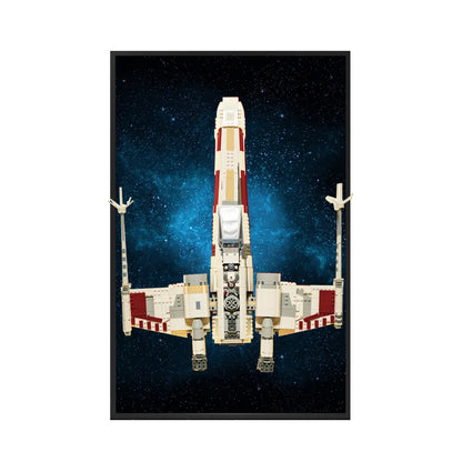 Display-Wandhalterung für LEGO® 75355 Star Wars™ T-65 X-Wing