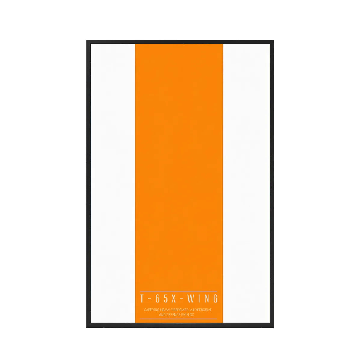 Display-Wandhalterung für LEGO® 75355 Star Wars™ T-65 X-Wing