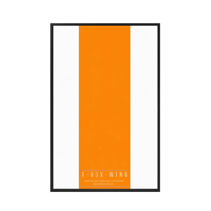 Display-Wandhalterung für LEGO® 75355 Star Wars™ T-65 X-Wing