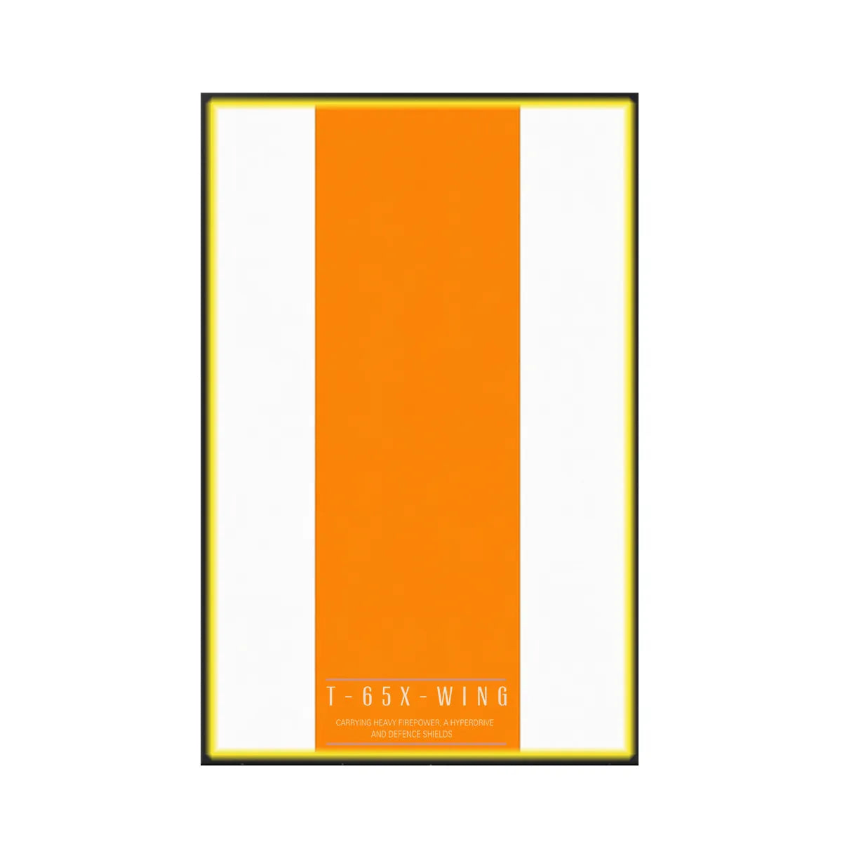 Display-Wandhalterung für LEGO® 75355 Star Wars™ T-65 X-Wing