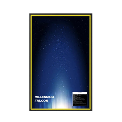 Wanddisplayrahmen für Lego® 75389 Millennium Falcon – Star Wars™ Edition