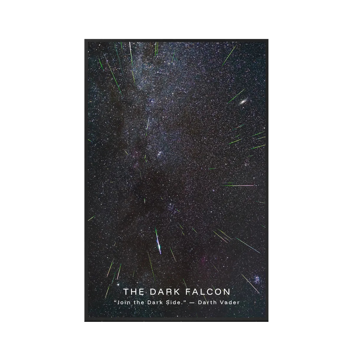 Wanddisplayrahmen für Lego® 75389 Millennium Falcon – Star Wars™ Edition