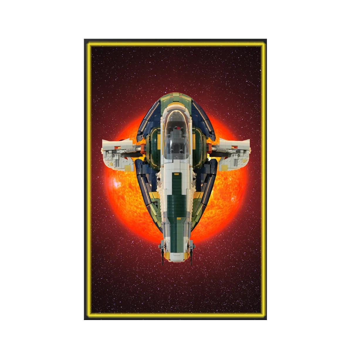 Display-Wandhalterung für LEGO® 75355 Star Wars™ T-65 X-Wing