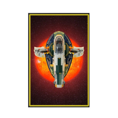 Display-Wandhalterung für LEGO® 75355 Star Wars™ T-65 X-Wing