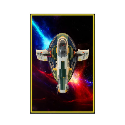 Display-Wandhalterung für LEGO® 75355 Star Wars™ T-65 X-Wing