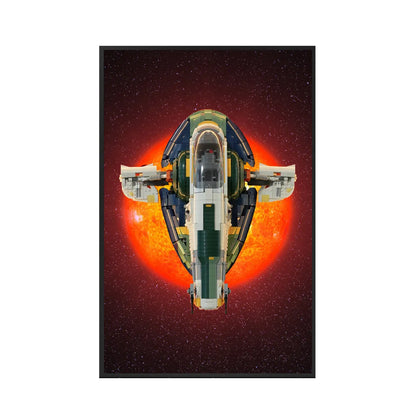 Display-Wandhalterung für LEGO® 75355 Star Wars™ T-65 X-Wing