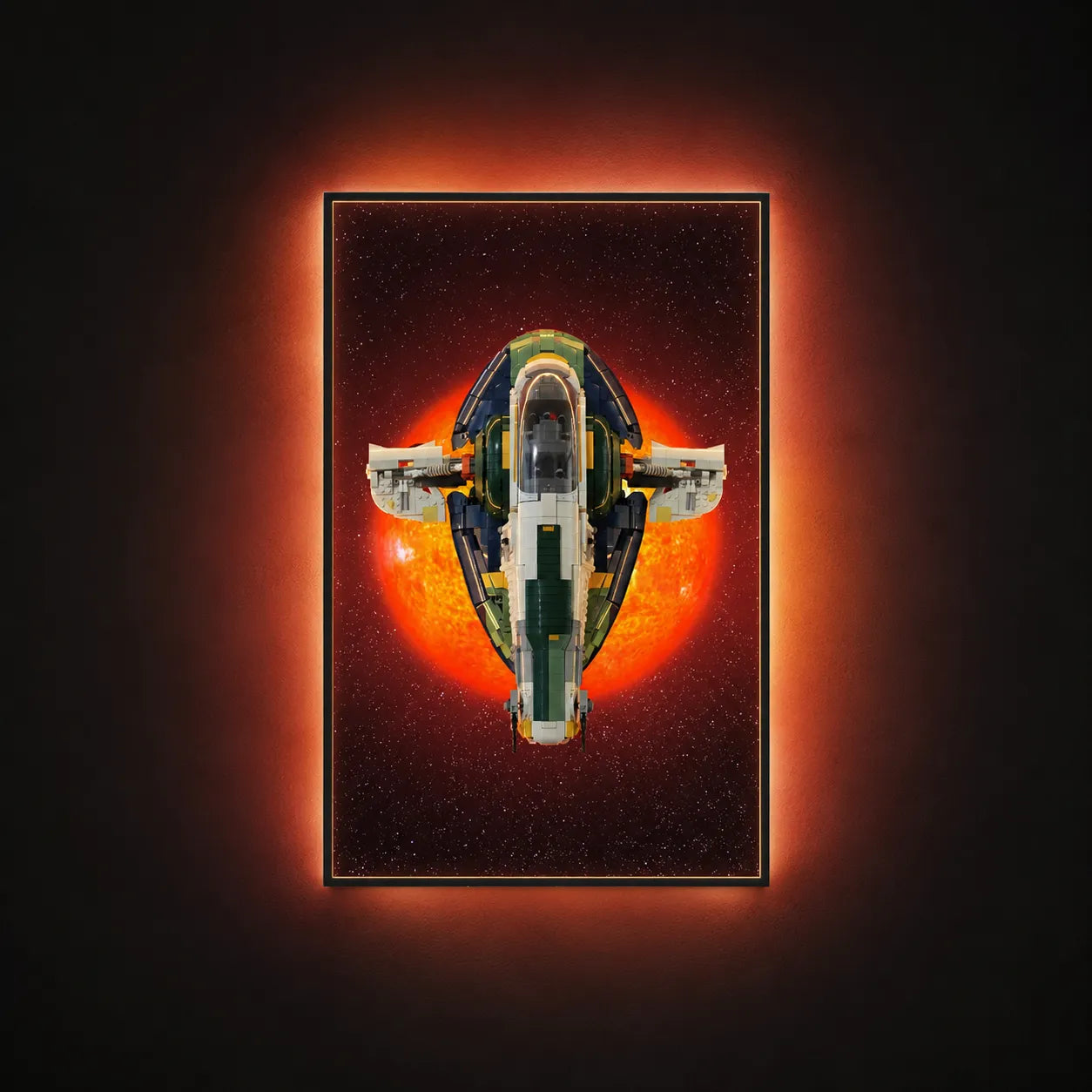 Display-Wandhalterung für LEGO® 75355 Star Wars™ T-65 X-Wing