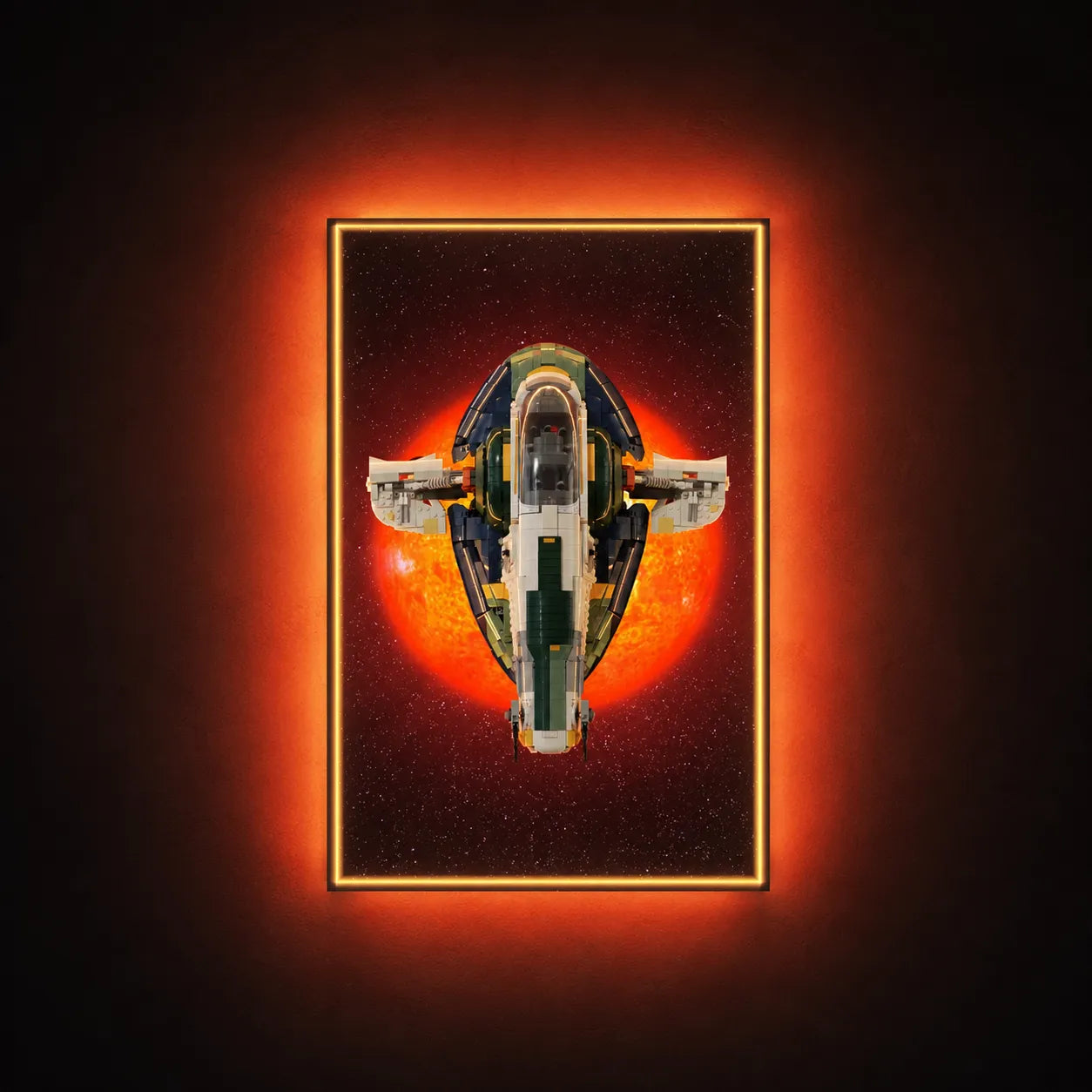 Display-Wandhalterung für LEGO® 75355 Star Wars™ T-65 X-Wing