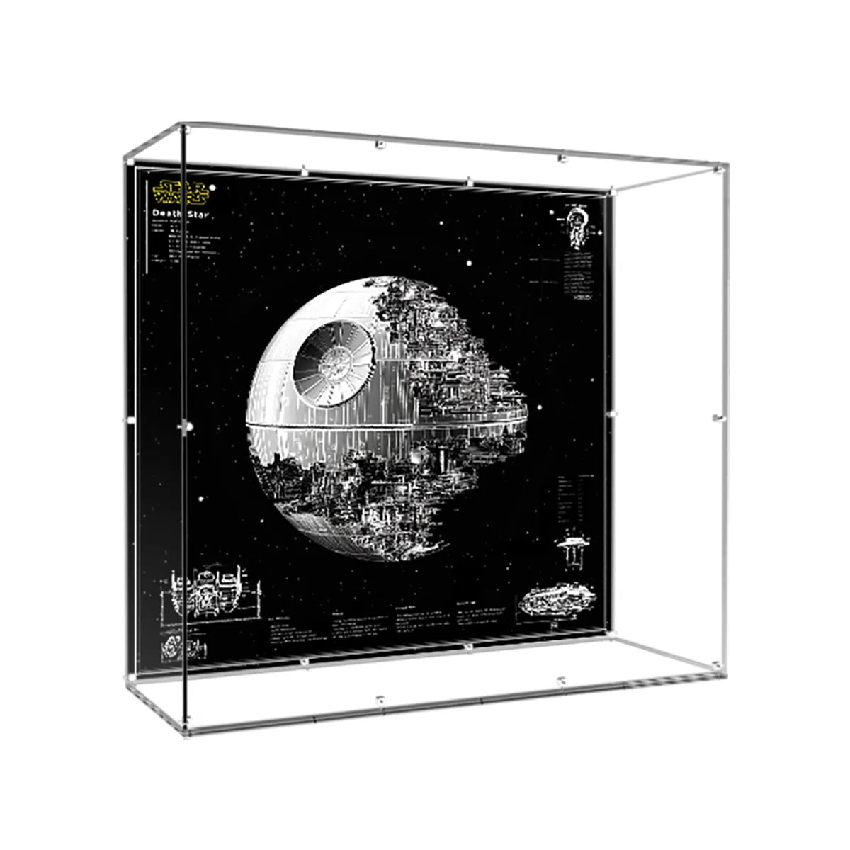 Acryl-Vitrine kompatibel mit LEGO® Star Wars™ Todesstern™ 75419 