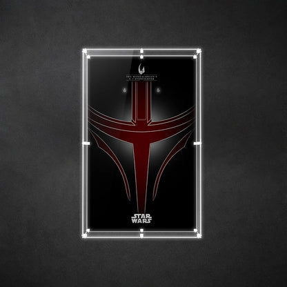 Wall Display Case for LEGO® Star Wars™ The Mandalorian's N-1 Starfighter™ 75442