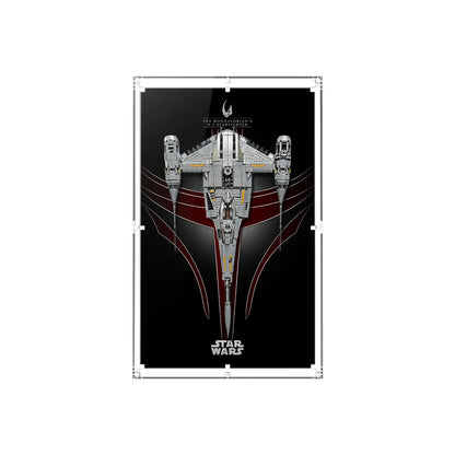 Wall Display Case for LEGO® Star Wars™ The Mandalorian's N-1 Starfighter™ 75442