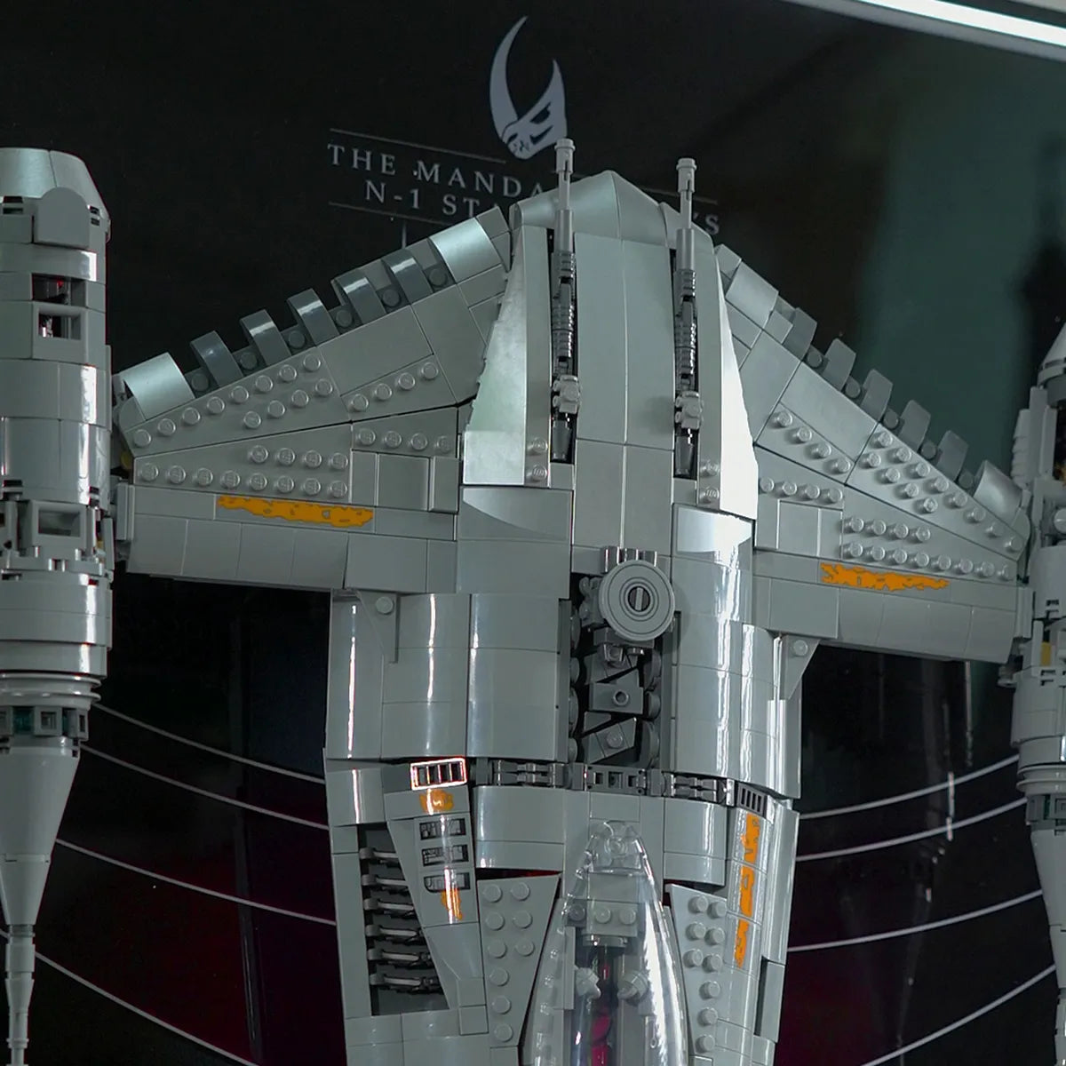 Wall Display Frame for LEGO® Star Wars™ The Mandalorian's N-1 Starfighter™ 75442