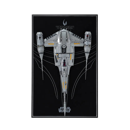 Wall Display Frame for LEGO® Star Wars™ The Mandalorian's N-1 Starfighter™ 75442