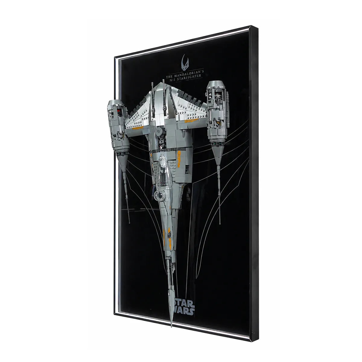 Wall Display Frame for LEGO® Star Wars™ The Mandalorian's N-1 Starfighter™ 75442
