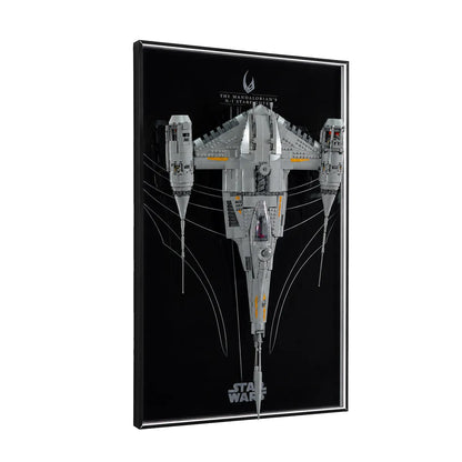 Wall Display Frame for LEGO® Star Wars™ The Mandalorian's N-1 Starfighter™ 75442