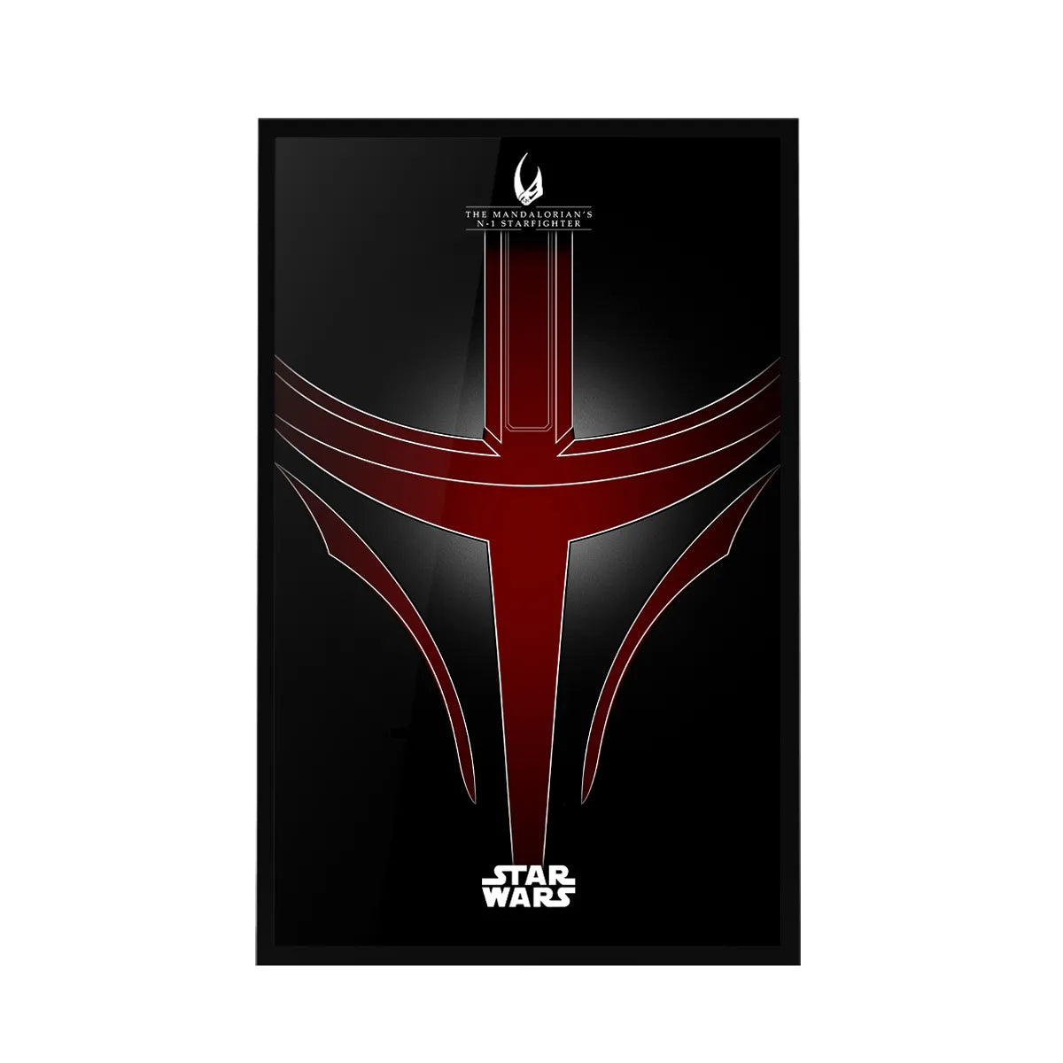 Wall Display Frame for LEGO® Star Wars™ The Mandalorian's N-1 Starfighter™ 75442