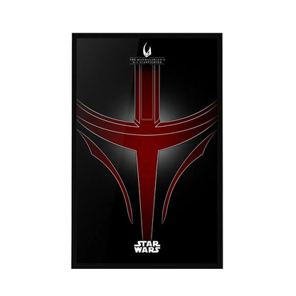 Wall Display Frame for LEGO® Star Wars™ The Mandalorian's N-1 Starfighter™ 75442