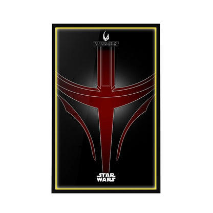 Wall Display Frame for LEGO® Star Wars™ The Mandalorian's N-1 Starfighter™ 75442
