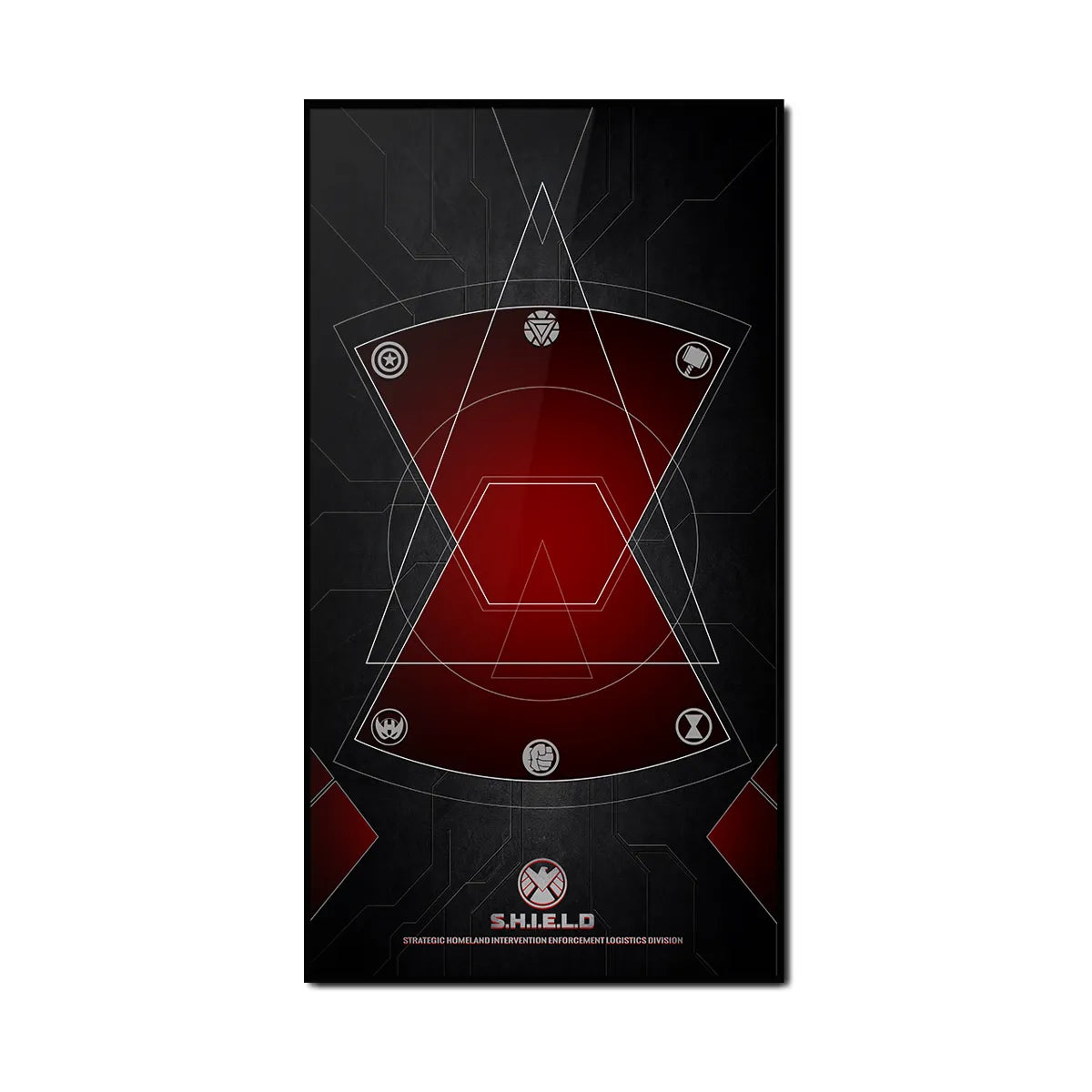 Wall Display Frame for LEGO® S.H.I.E.L.D. Helicarrier 76354