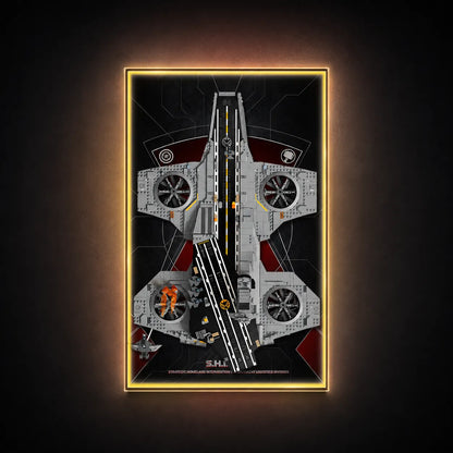 Wall Display Frame for LEGO® S.H.I.E.L.D. Helicarrier 76354