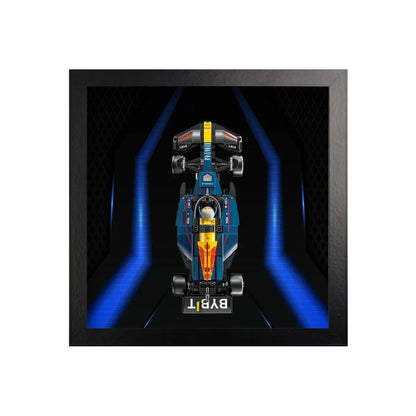 Wall-Mount Display case for LEGO® Speed F1 series | Neon Circuit（77242-77251）