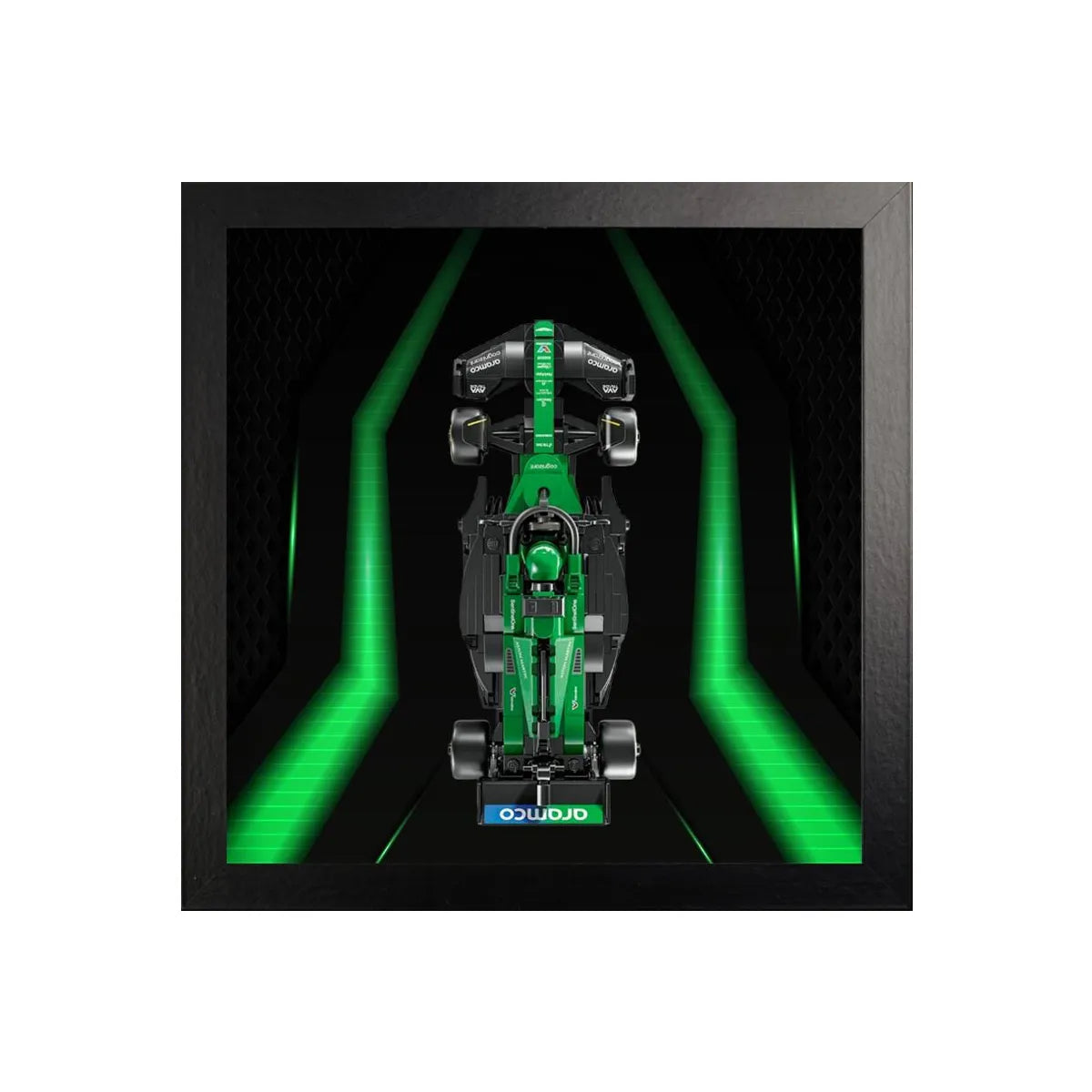 Wall-Mount Display case for LEGO® Speed F1 series | Neon Circuit（77242-77251）