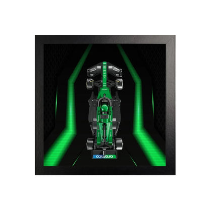 Wall-Mount Display case for LEGO® Speed F1 series | Neon Circuit（77242-77251）