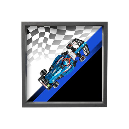 Wall-Mount Display case for LEGO® Speed F1 series（77242-77251）
