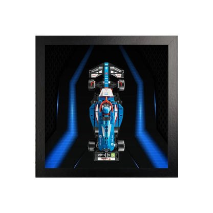 Wall-Mount Display case for LEGO® Speed F1 series | Neon Circuit（77242-77251）