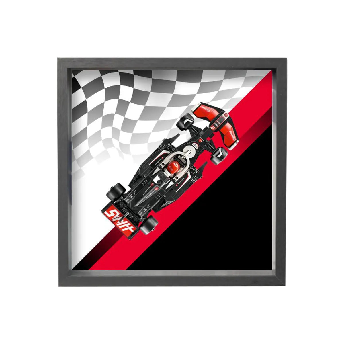 Wall-Mount Display case for LEGO® Speed F1 series（77242-77251）