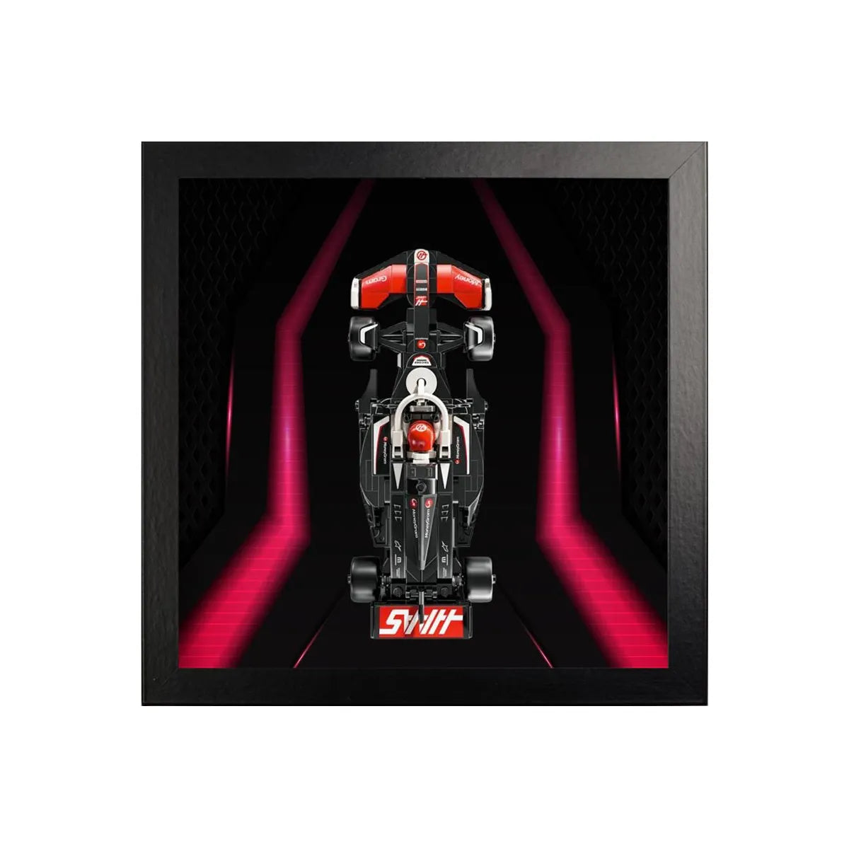 Wall-Mount Display case for LEGO® Speed F1 series | Neon Circuit（77242-77251）