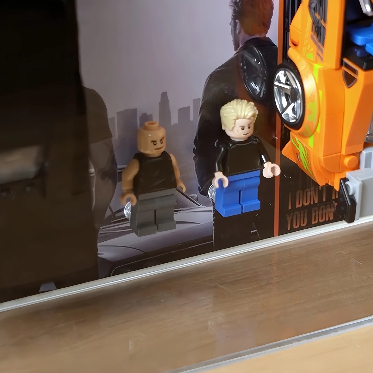 BMW M 1000 RR Displayrahmen für Lego® 42130 Motorrad