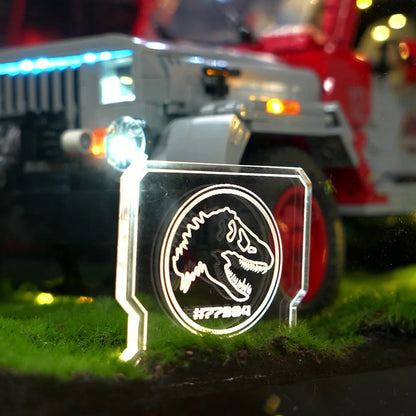 Acrylic Display Case for LEGO® Jurassic Park Jeep® Wrangler 77984